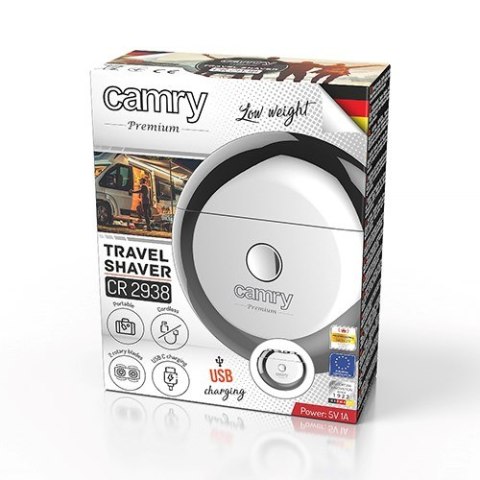 Golarka podróżna USB CAMRY CR 2938 Golarka podróżna USB CAMRY CR 2938