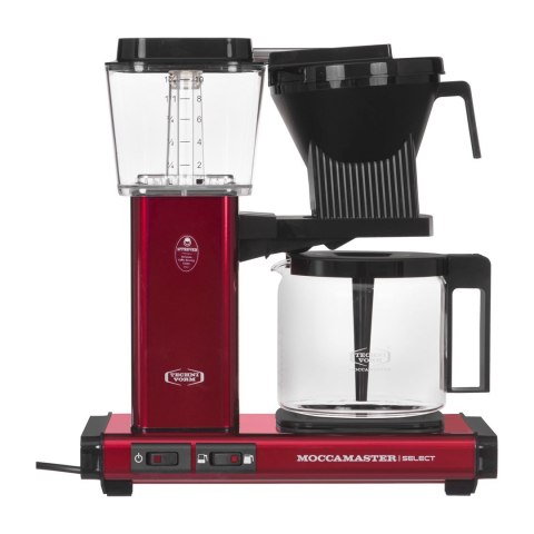Moccamaster KBG Select metallic red ekspres przelew Moccamaster KBG Select metallic red ekspres przelew