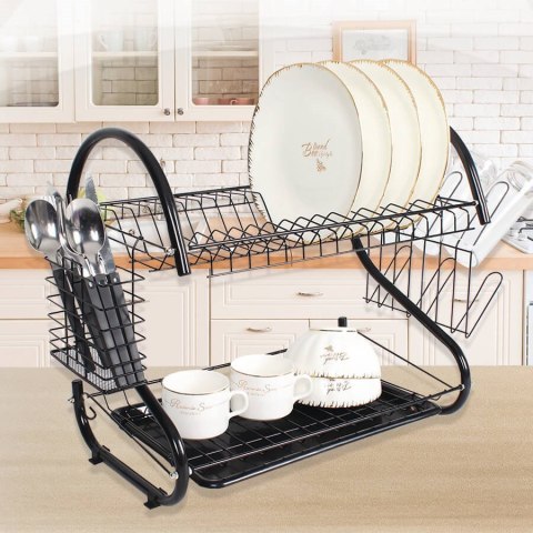 Suszarka do naczyń 43cm MR-1025-43-BLACK MAESTRO Suszarka do naczyń 43cm MR-1025-43-BLACK MAESTRO
