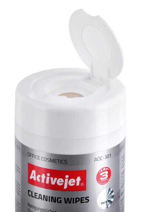 Activejet AOC-301 chusteczki czyszczące (100 szt.) Activejet AOC-301 chusteczki czyszczące (100 szt.)
