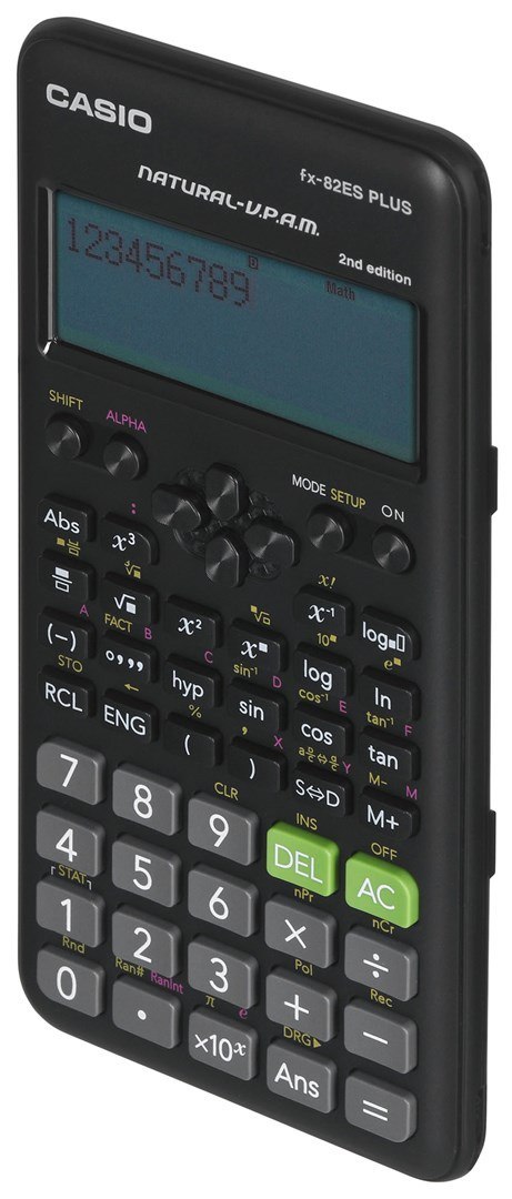 CASIO KALKULATOR NAUKOWY FX-82ESPLUS-2, 252 FUNKCJE, 77X162MM, CZARNY, BOX CASIO KALKULATOR NAUKOWY FX-82ESPLUS-2, 252 FUNKCJE, 77X162MM, CZARNY, BOX