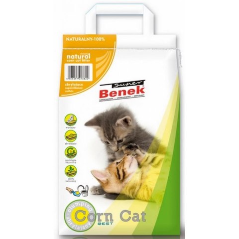CERTECH Super Benek Corn Cat - żwirek kukurydziany zbrylający 14l (WYPRZEDAŻ) CERTECH Super Benek Corn Cat - żwirek kukurydziany zbrylający 14l (WYPRZEDAŻ)