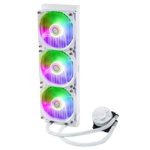 COOLER MASTER CHŁODZENIE WODNE CPU MASTERLIQUID 360L CORE ARGB BIAŁE MLW-D36M-A18PZ-RW COOLER MASTER CHŁODZENIE WODNE CPU MASTERLIQUID 360L CORE ARGB BIAŁE MLW-D36M-A18PZ-RW
