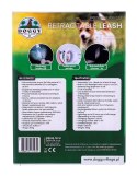 DOGGYVILLAGE SMYCZ AUTOMATYCZNA 3W1 Z LATARKĄ LED NIEBIESKA MT7123