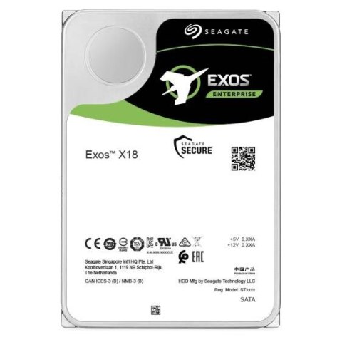 Dysk serwerowy HDD Seagate Exos X18 (16 TB; 3.5"; SATA III) Dysk serwerowy HDD Seagate Exos X18 (16 TB; 3.5"; SATA III)