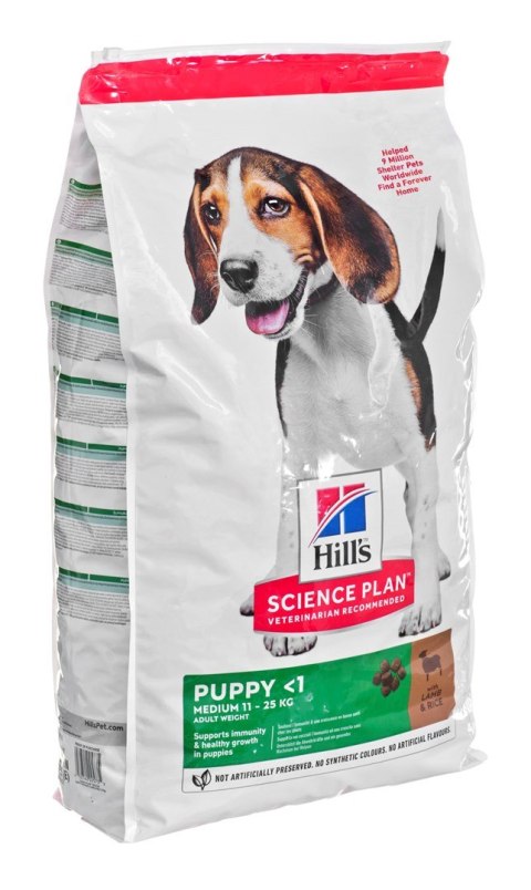 HILL'S Canine Puppy Lamb & Rice - sucha karma dla psa - 14kg HILL'S Canine Puppy Lamb & Rice - sucha karma dla psa - 14kg