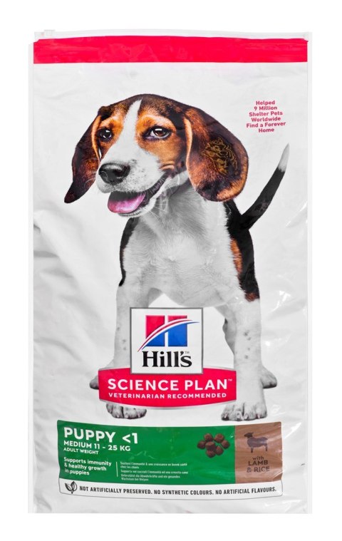 HILL'S Canine Puppy Lamb & Rice - sucha karma dla psa - 14kg HILL'S Canine Puppy Lamb & Rice - sucha karma dla psa - 14kg