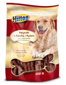 HILTON Przysmak patyczki z kaczą i ryżem dla psa - 100 g