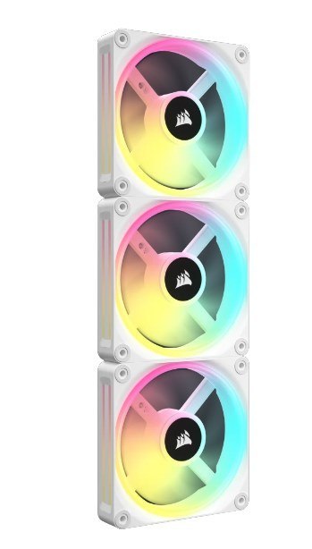 Wentylatory Corsair iCUE LINK QX120 RGB PWM - Biały Wentylatory Corsair iCUE LINK QX120 RGB PWM - Biały