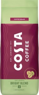 Costa Coffee Bright kawa ziarnista 1kg + KUBEK CERAMICZNY Z POKRYWKĄ COSTA COFFEE