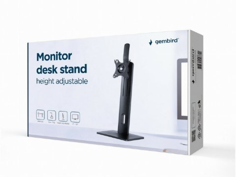 GEMBIRD STOJAK NA MONITOR Z REGULACJĄ WYSOKOŚCI 17-32, VESA 100X100MM, DO 7 KG GEMBIRD STOJAK NA MONITOR Z REGULACJĄ WYSOKOŚCI 17-32, VESA 100X100MM, DO 7 KG