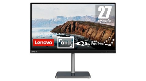Lenovo L27q-38 27"WQHD VA 75Hz 350nits AG HDMI DP Raven Black (WYPRZEDAŻ) Lenovo L27q-38 27"WQHD VA 75Hz 350nits AG HDMI DP Raven Black (WYPRZEDAŻ)