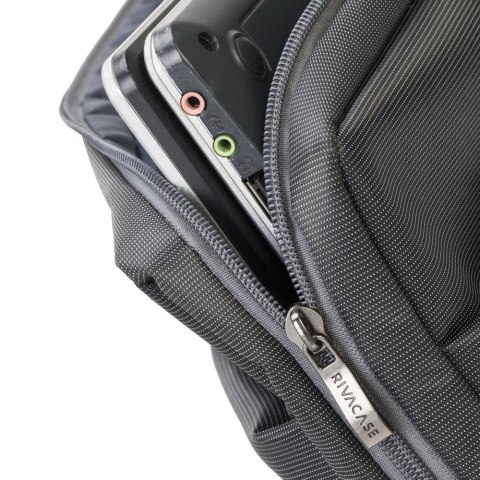 RIVACASE TORBA NA LAPTOP 17,3" CENTRAL, SZARA, Z POLIESTRU, Z KIESZENIAMI NA TABLET, SMARTFON, DOKUMENTY I AKCESORIA RIVACASE TORBA NA LAPTOP 17,3" CENTRAL, SZARA, Z POLIESTRU, Z KIESZENIAMI NA TABLET, SMARTFON, DOKUMENTY I AKCESORIA