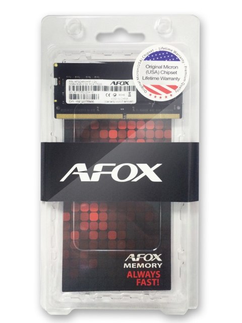 AFOX SO-DIMM DDR4 8GB 3200MHZ AFSD48PH1P AFOX SO-DIMM DDR4 8GB 3200MHZ AFSD48PH1P
