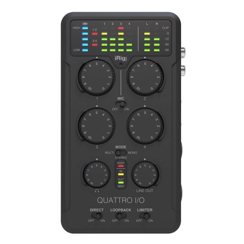 IK iRig Pro Quattro I/O - Przenośny rejestrator