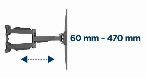 GEMIRD UCHWYT ŚCIENNY LCD 32"-58" VESA MAX 400 X 400MM, DO 36KG GEMIRD UCHWYT ŚCIENNY LCD 32"-58" VESA MAX 400 X 400MM, DO 36KG