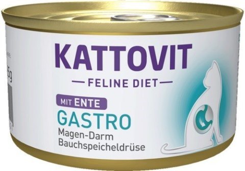 KATTOVIT Gastro kaczka - puszka 185g karma dla kota KATTOVIT Gastro kaczka - puszka 185g karma dla kota