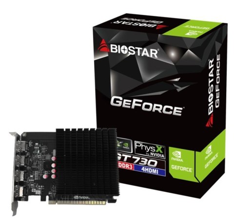 Karta graficzna Biostar GT 730 4GB 4xHDMI Karta graficzna Biostar GT 730 4GB 4xHDMI