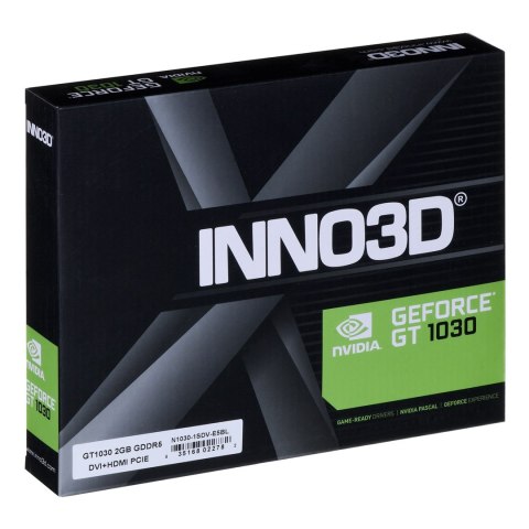 Karta graficzna INNO3D GeForce GT 1030 2GB GDDR5 LP Karta graficzna INNO3D GeForce GT 1030 2GB GDDR5 LP