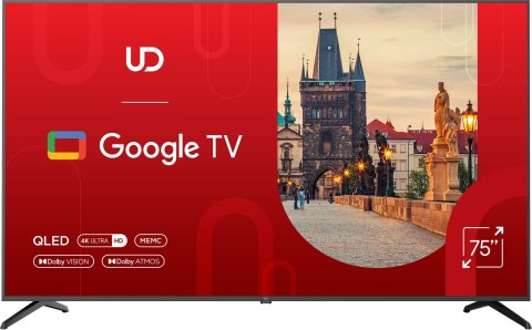 Telewizor 75" UD 75QGU8210S 4K UltraHD, Q-LED, DVB-T/T2/C Telewizor 75" UD 75QGU8210S 4K UltraHD, Q-LED, DVB-T/T2/C