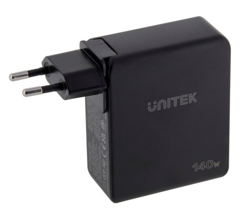 UNITEK ŁADOWARKA GAN 2X USB-C, USB-A, 140W (WYPRZEDAŻ) UNITEK ŁADOWARKA GAN 2X USB-C, USB-A, 140W (WYPRZEDAŻ)