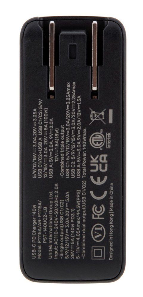 UNITEK ŁADOWARKA GAN 2X USB-C, USB-A, 140W (WYPRZEDAŻ) UNITEK ŁADOWARKA GAN 2X USB-C, USB-A, 140W (WYPRZEDAŻ)