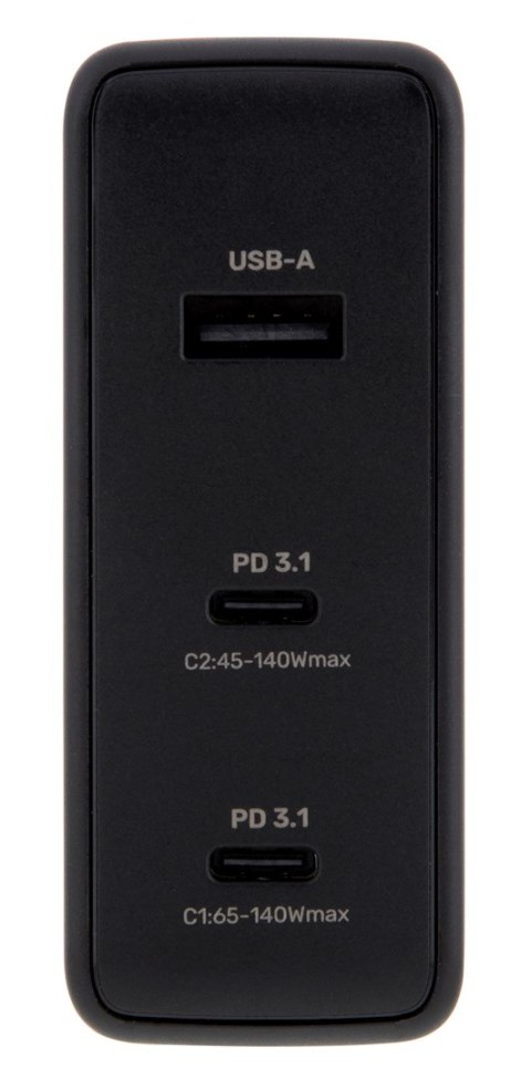 UNITEK ŁADOWARKA GAN 2X USB-C, USB-A, 140W (WYPRZEDAŻ) UNITEK ŁADOWARKA GAN 2X USB-C, USB-A, 140W (WYPRZEDAŻ)