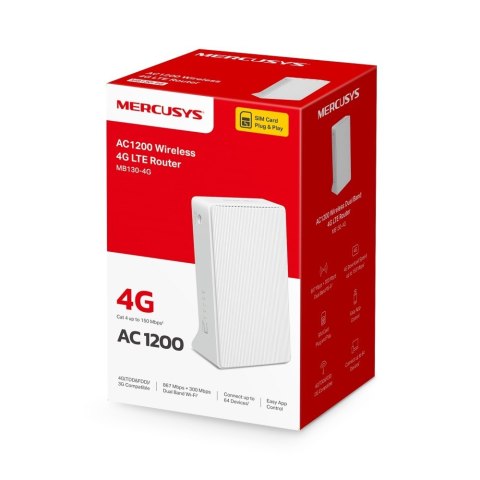 Router Mercusys MB130-4G LTE AC1200 Router Mercusys MB130-4G LTE AC1200