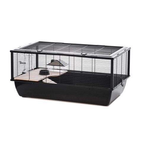 INTER-ZOO Bob + wood czarny 780x480x360 INTER-ZOO Bob + wood czarny 780x480x360