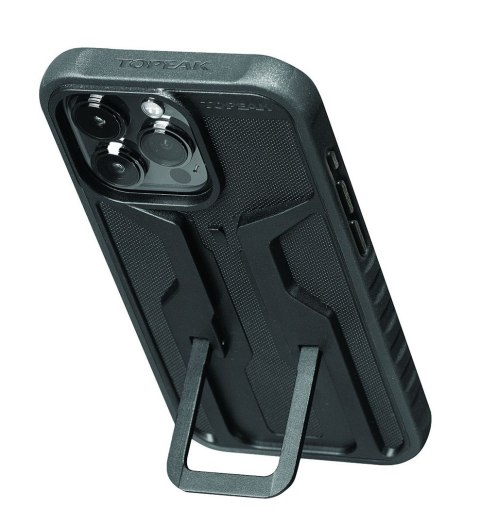 TOPEAK POKROWIEC RIDECASE FOR iPHONE 15 BLACK/GRAY TOPEAK POKROWIEC RIDECASE FOR iPHONE 15 BLACK/GRAY