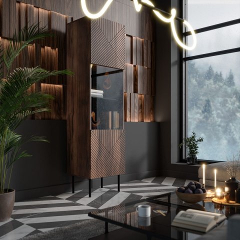 Witryna ART DECO 51x42xH187 orzech Witryna ART DECO 51x42xH187 orzech