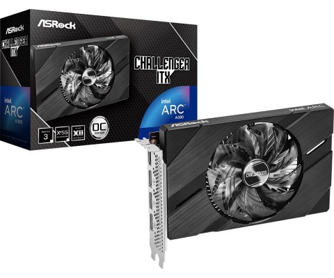 Karta graficzna ASRock Arc A380 Challenger ITX 6GB OC Karta graficzna ASRock Arc A380 Challenger ITX 6GB OC