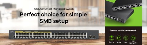 Switch Zyxel GS1900-48 50p Managed Gigabit Switch Zyxel GS1900-48 50p Managed Gigabit