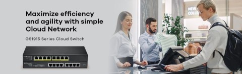 Switch Zyxel GS1915-8 8p Managed Gigabit Switch Zyxel GS1915-8 8p Managed Gigabit