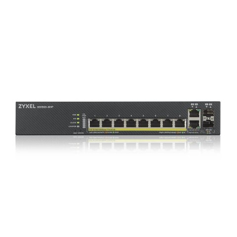 Switch Zyxel GS1920-8HP 10p PoE (PoE+: 8;) 130W Managed Gigabit Switch Zyxel GS1920-8HP 10p PoE (PoE+: 8;) 130W Managed Gigabit