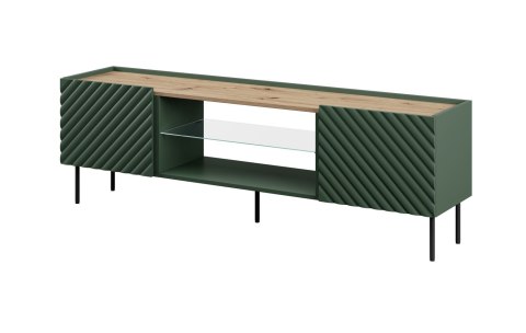 Szafka RTV EF ONDA 180,5x40xH58,39 zieleń (stojąca lub wisząca) Szafka RTV EF ONDA 180,5x40xH58,39 zieleń (stojąca lub wisząca)