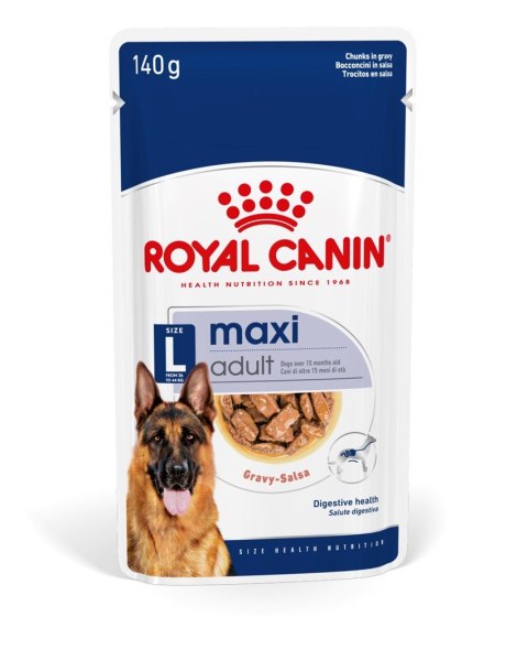 ROYAL CANIN SHN Maxi Adult w sosie 10X140G ROYAL CANIN SHN Maxi Adult w sosie 10X140G