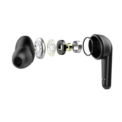 SAVIO SŁUCHAWKI BEZPRZEWODOWE BLUETOOTH 5.3 Z MIKROFONEM, ANC, ENC, QC TWS-12 SAVIO SŁUCHAWKI BEZPRZEWODOWE BLUETOOTH 5.3 Z MIKROFONEM, ANC, ENC, QC TWS-12