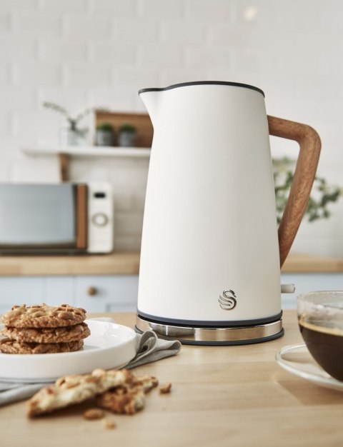 Czajnik elektryczny Swan Nordic Cordless Kettle SK14610WHTN (3000W 1.7l; kolor biały) (WYPRZEDAŻ) Czajnik elektryczny Swan Nordic Cordless Kettle SK14610WHTN (3000W 1.7l; kolor biały) (WYPRZEDAŻ)