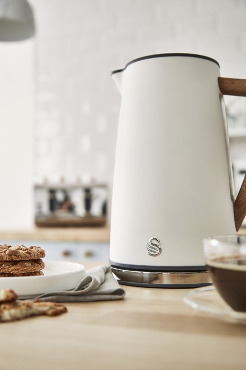 Czajnik elektryczny Swan Nordic Cordless Kettle SK14610WHTN (3000W 1.7l; kolor biały) (WYPRZEDAŻ) Czajnik elektryczny Swan Nordic Cordless Kettle SK14610WHTN (3000W 1.7l; kolor biały) (WYPRZEDAŻ)