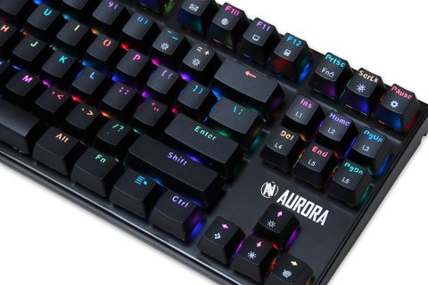 KLAWIATURA I-BOX AURORA K-2R RGB, MECHANICZNA, BLUE SWITCH, GAMING KLAWIATURA I-BOX AURORA K-2R RGB, MECHANICZNA, BLUE SWITCH, GAMING