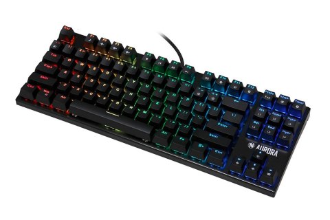 KLAWIATURA I-BOX AURORA K-2R RGB, MECHANICZNA, BLUE SWITCH, GAMING KLAWIATURA I-BOX AURORA K-2R RGB, MECHANICZNA, BLUE SWITCH, GAMING