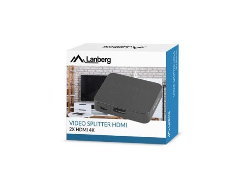 LANBERG SPLITTER VIDEO HDMI -> 2X HDMI 4K + MICRO USB SPV-HDMI-0002 LANBERG SPLITTER VIDEO HDMI -> 2X HDMI 4K + MICRO USB SPV-HDMI-0002