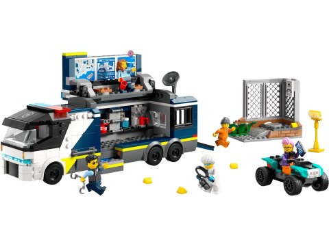 LEGO City 60418 Policyjna ciężarówka z laboratorium kryminalnym LEGO City 60418 Policyjna ciężarówka z laboratorium kryminalnym