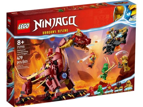 LEGO Ninjago 71793 Lawowy smok zmieniający się w falę ognia LEGO Ninjago 71793 Lawowy smok zmieniający się w falę ognia