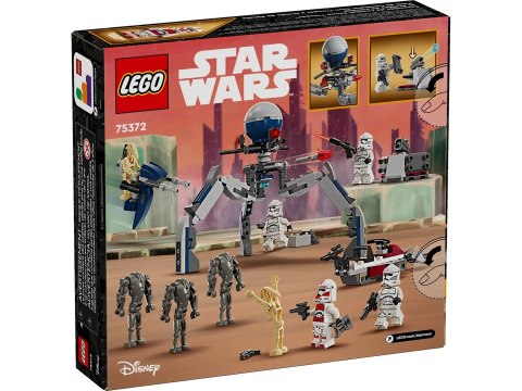 LEGO Star Wars 75372 Zestaw bitewny z żołnierzem armii klonów™ i droidem bojowym™ LEGO Star Wars 75372 Zestaw bitewny z żołnierzem armii klonów™ i droidem bojowym™