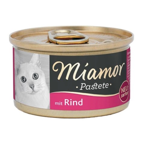 MIAMOR Pasztet Wołowina 85g dla kota MIAMOR Pasztet Wołowina 85g dla kota