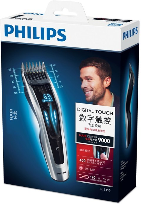Maszynka do strzyżenia Philips HC9450/15 (kolor czarny) (WYPRZEDAŻ) Maszynka do strzyżenia Philips HC9450/15 (kolor czarny) (WYPRZEDAŻ)