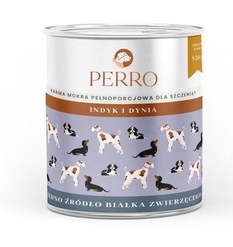 PERRO Indyk i dynia dla szczeniąt 850 g PERRO Indyk i dynia dla szczeniąt 850 g
