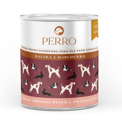 PERRO Kaczka z marchewką dla psów dorosłych 850 g PERRO Kaczka z marchewką dla psów dorosłych 850 g
